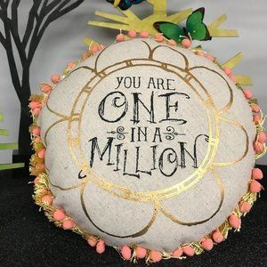 C.R. Gibson Designer 'Hannah Grace' Gift for Kindred Spirits Throw Pillow